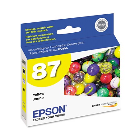 Epson (87) UltraChrome Hi-Gloss 2 Ink, Yellow T087420